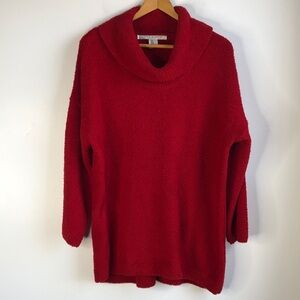Max Studio Soft Red Cowl Neck Sweater